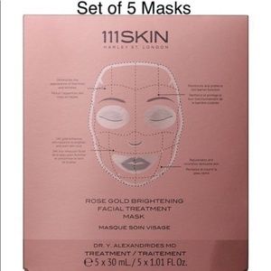 111Skin Rose Gold Brightening Facial Masks NEW
